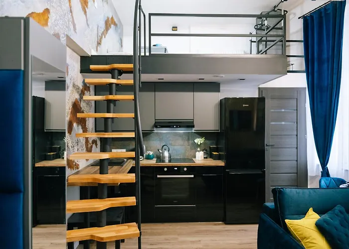 Lodz City Center Studio - Entresol & Balcony - By Rentujemy